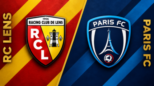 Écussons du RC Lens et du Paris FC