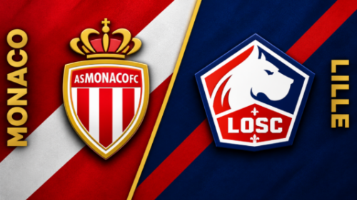 Écussons de l’AS Monaco et du LOSC Lille