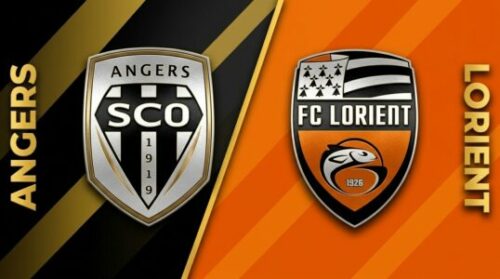 Logos d’Angers SCO et du FC Lorient face à face