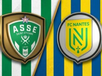 Écussons AS Saint-Étienne et FC Nantes face à face